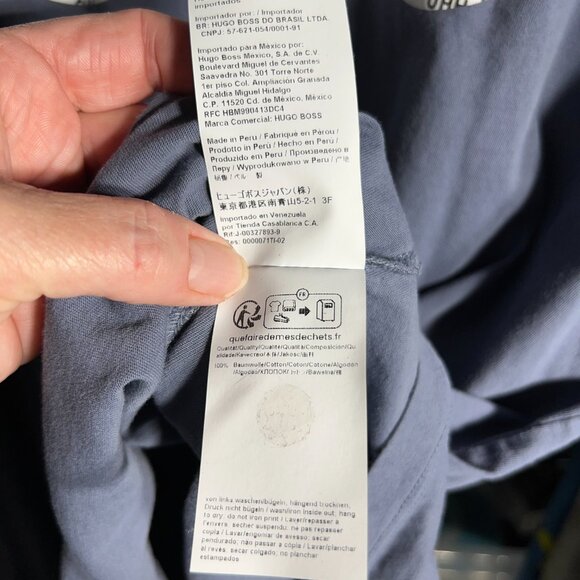 Hugo by Hugo Boss Red Label "HUGO" Grey Short-Sleeve Tee T-Shirt SZ XL - Picture 5 of 7